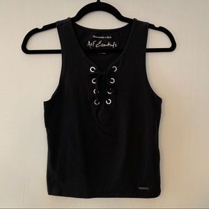 Abercrombie & Fitch Lace-Up Tank